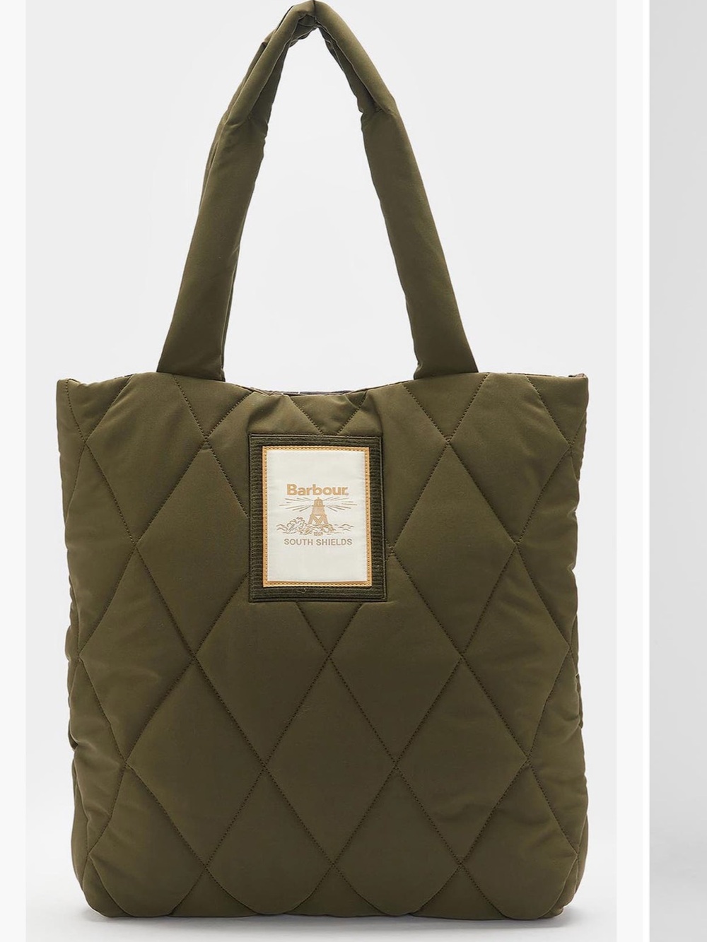 NWT Barbour Mariah Diamond Quilted Tote Bag